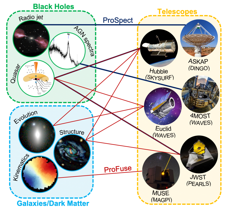 Illuminating Dark Matter and Black Holes